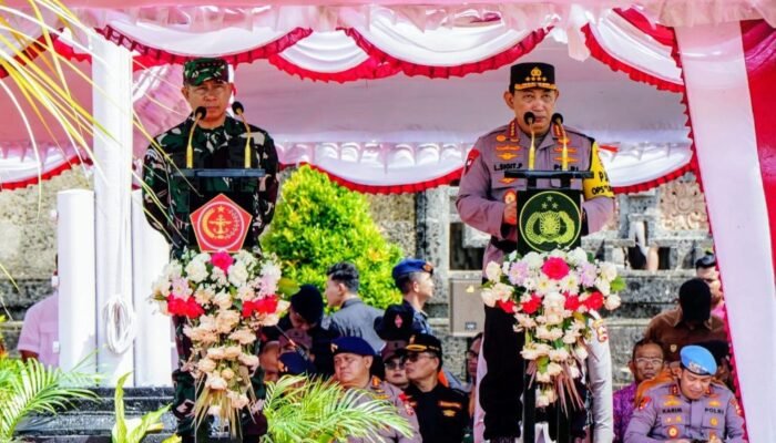 Kapolri Sampaikan Amanat Pelaksanaan Operasi Lilin 2024 di Bali